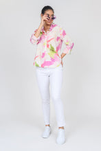 Load image into Gallery viewer, LADIES SPRING SUMMER MULTI BRUSHSTROKE TUNIC - 93118
